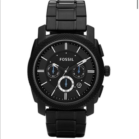 Fossil Other - Fossil Chronograph Black Stainless Steel Watch